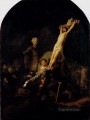La elevación de la cruz Rembrandt